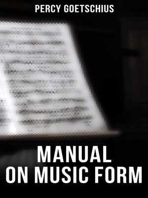 cover image of Manual on Music Form
